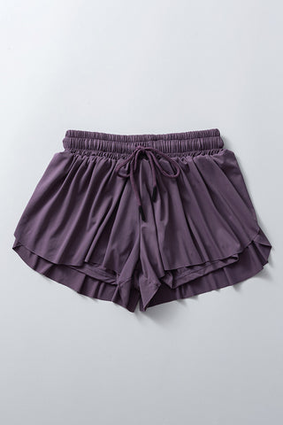 Elastic-Waist Casual Shorts
