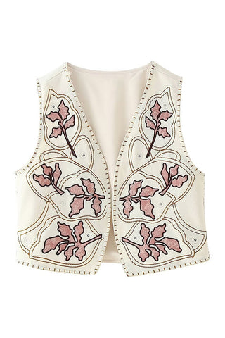 Floral Detail Vest