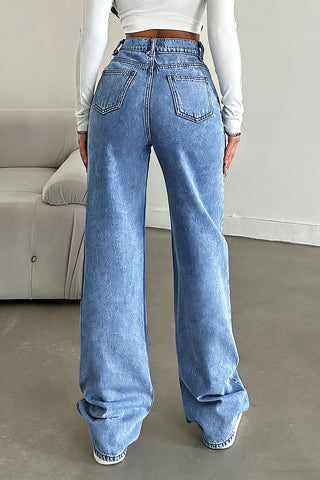 Casual Straight Denim Jeans