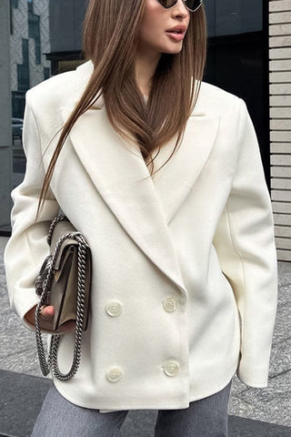 Tailored Double-Breasted Blazer