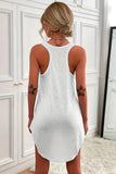 Sleeveless Scoop Neck Casual Dress