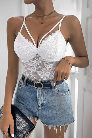Strappy Lace Bodysuit