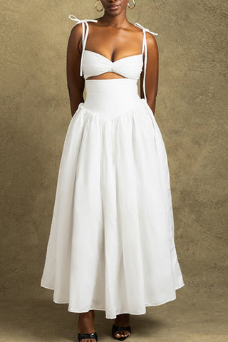 Sleeveless Cutout Maxi Dress