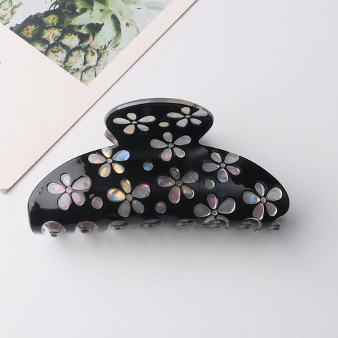 Floral Cutout Claw Hair Clip