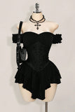 Ruffle Off-Shoulder Night Out Dress