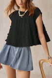Ruffled Sleeveless Blouse