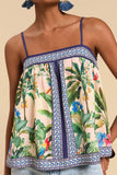 Tropical Print Tank Top