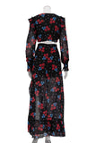 Floral Ruffle Skirt Set