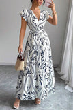 Floral Print Casual Maxi Dress