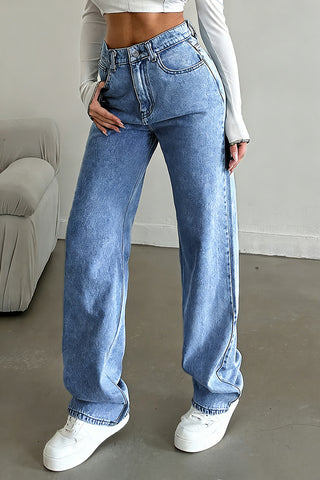 Casual Straight Denim Jeans