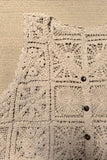 Crochet Buttoned Vest