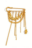 Elegant Chain Brooch for Women