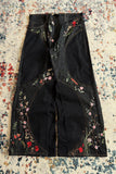Floral Wide-Leg Pants
