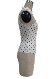 Polka Dot Halter Neck Tank Top