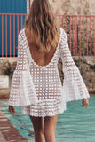Lace Bell Sleeve Cover-Up