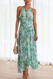 Floral Halter Dress