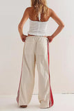 Sporty Side-Striped Casual Pants