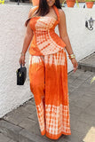 Halter Tie-Dye Top and Pants Set