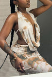 Stylish Printed Skirt Set
