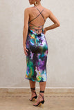 Vibrant Strappy Casual Dress