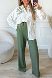 Floral Shirt and Pants Set