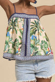 Tropical Print Tank Top