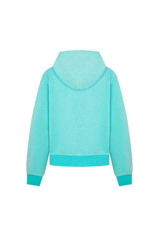 Military Button Hooded Zip-Up Sweatshirt