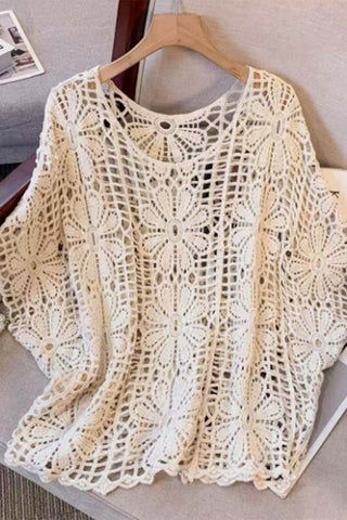 Sleeveless Crochet Detail Top