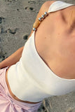 Beaded Strap Tank Top