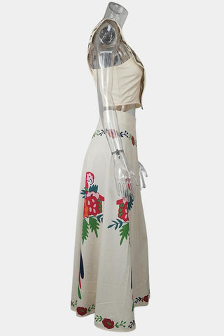 Tropical Skirt Set
