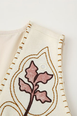 Floral Detail Vest