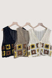 Crochet Patterned Vintage Vest