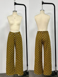 Polka Dot Wide Leg Jeans