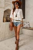 Relaxed Fit Semi-Sheer T-Shirt
