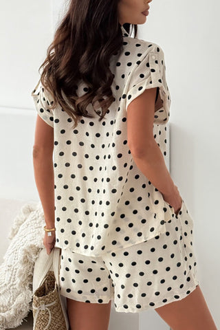Polka-Dot Short Set