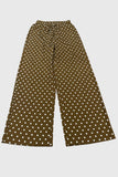 Dotted Drawstring Casual Pants