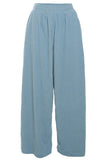 Elastic Waist Wide-Leg Casual Pants