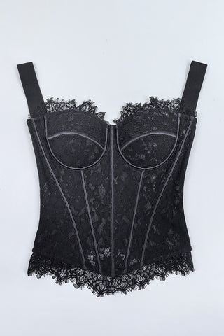 Lace Trim Tank Top