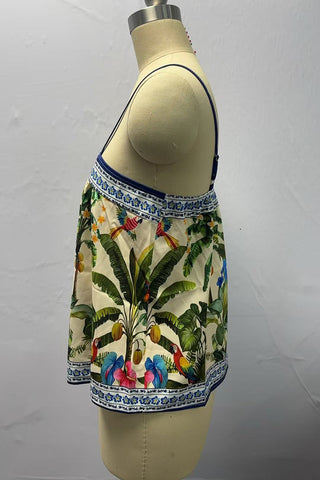 Flowy Printed Camisole Top