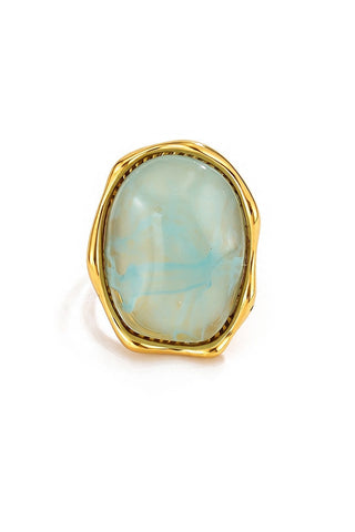 Natural Stone Statement Ring