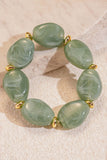 Chunky Oval Beaded Statement Bracelet