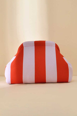 Geometric Stripe Cosmetic Bag