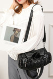 Multi-Pocket Zipper Shoulder Bag