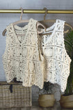 Crochet Buttoned Vest