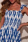 Sleeveless Print Vacation Dress