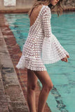 Lace Bell Sleeve Cover-Up