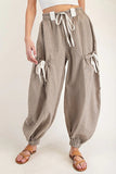 Relaxed Fit Cargo Casual Pants
