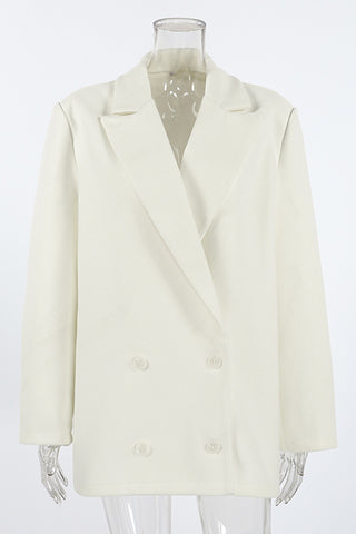 Tailored Double-Breasted Blazer