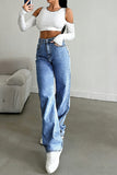 Casual Straight Denim Jeans