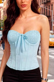 Strapless Ruched Tank Top